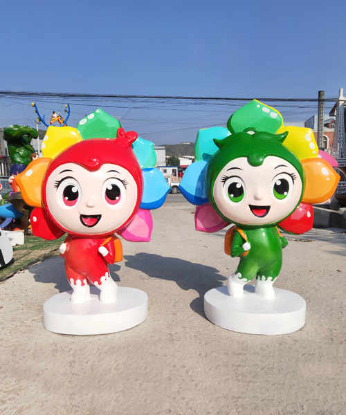 可愛(ài)卡通雕塑