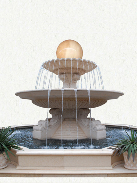 石雕噴泉