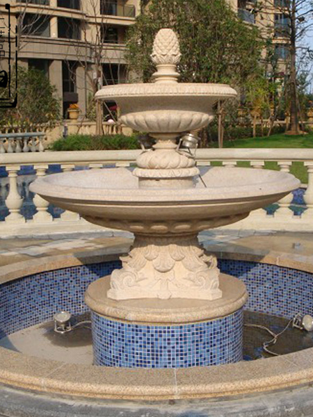石雕噴泉