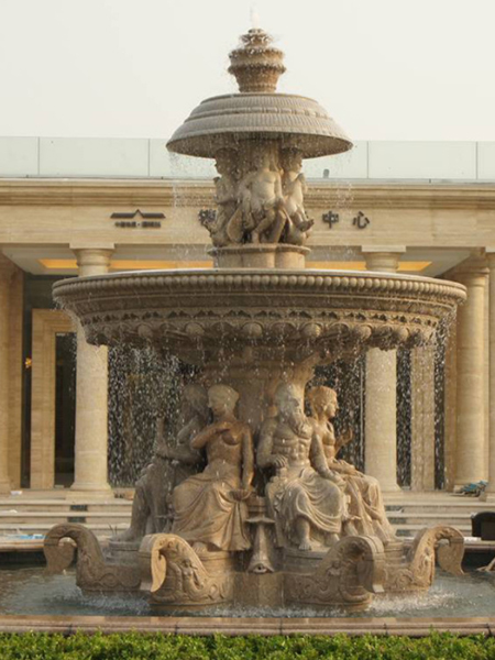 石雕噴泉