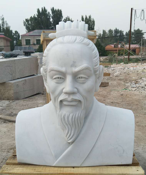 校園雕塑古代人物