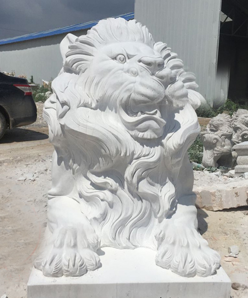獅子雕塑石雕