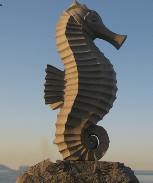 海馬 石雕