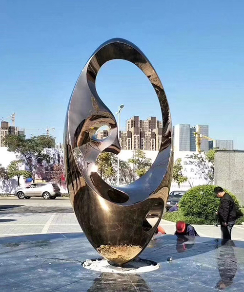 城市公園不銹鋼雕塑