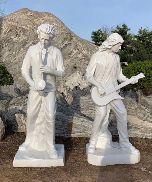 音樂人物玻璃鋼雕塑