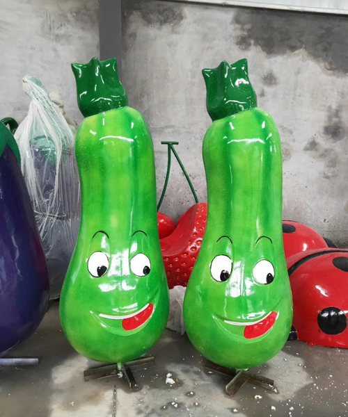 玻璃鋼西葫蘆雕塑