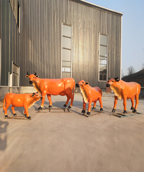 牛雕塑玻璃鋼