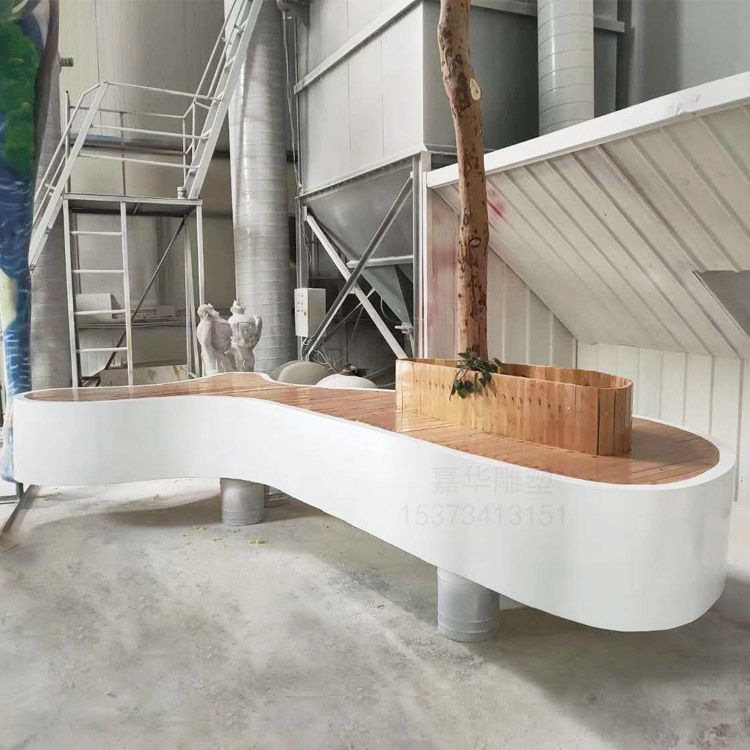 玻璃鋼花池坐凳